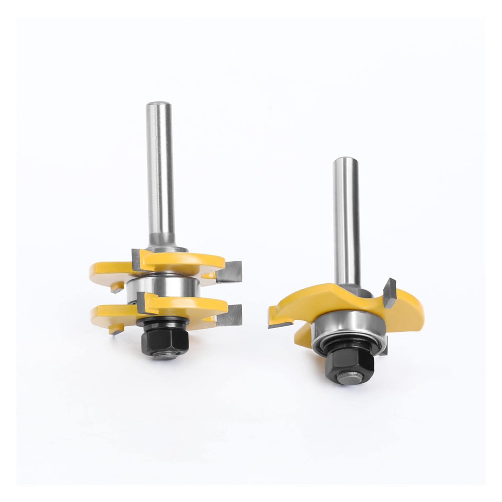 2 Pcs 8 millimetri Gambo Lingua Scanalatura Giunto Assemblare Punte del Router T-Slot Fresa for La Lavorazione Del Legno Utensili Da Taglio MC02002