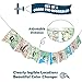 52 PCS Travel Themed Party Decorations Set Let the Adventure Begin Banner Centerpieces Sticks Hanging Swirls for Bon Voyage Retirement Farewell Party World Awaits Birthday Baby Shower Decor Supplie