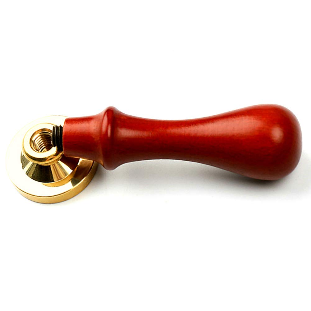 Set Timbri Ceralacca ANBOSE Con 7 Teste In Ottone | Sirena, Pavone, Drago, Coniglio, Fenicottero, Gatto, Cigno | Manico In Legno Stile Vintage