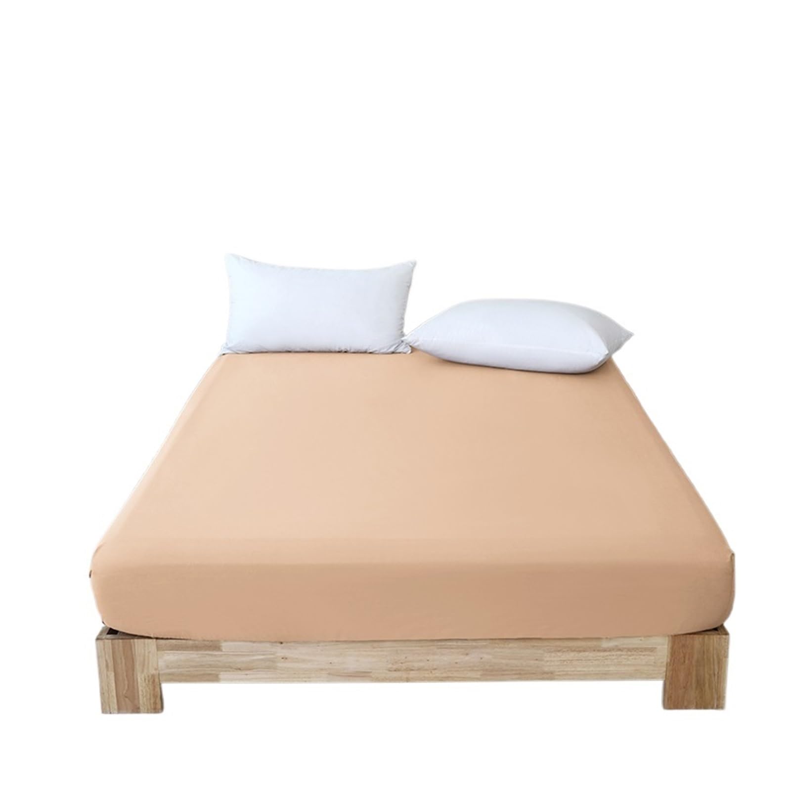 Housse de matelas drap-housse coton 160x200 lit double king queen size extensible