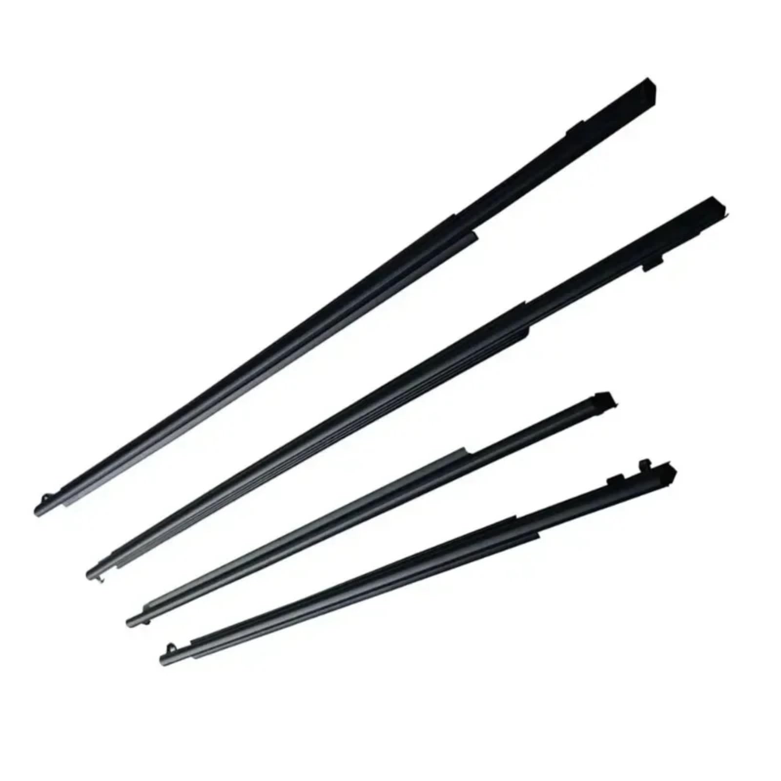 Glilar One Color Automotive Window Seals Compatible With Toyota For Prius 2010-2015 4Pcs Window Outer Weatherstrip Side Door Glass Belt Moulding Trim Sealing