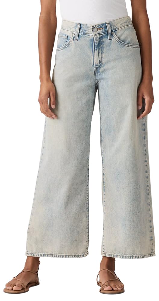 Levi's Women's Middy Wide Leg Ankle Jeans