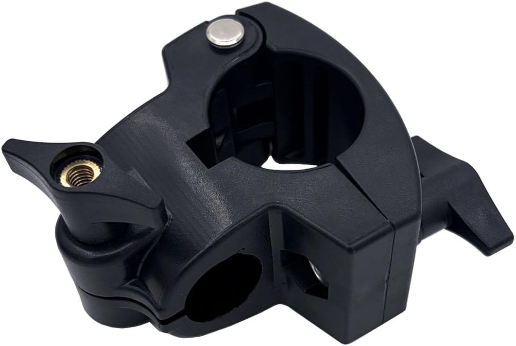 Jiayouy Electronic Drum Cymbal Mount Holder Straight Cymbal Mounting Arm wtih 37mm Drum Rack Clamp for Electronic Drum Kit Accessories