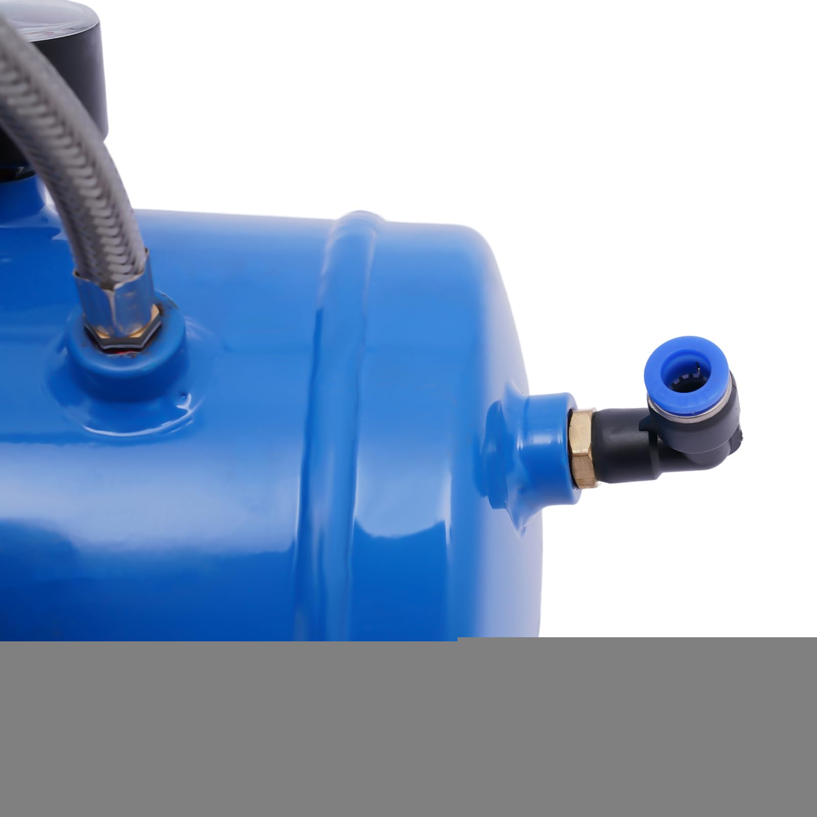 Sprężarka powietrza, 12 V, z dużym zbiornikiem Em, 6 l, manometr, 90-120 psi, zbiornik pompy kompresorowej do opon samochodowych, motorów, rowerów, piłek