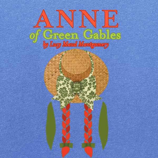 Image of Pop Threads Anne of Green Gables Lucy Maud Montgomery Book Art Youth Kids Girl Boy T-Shirt