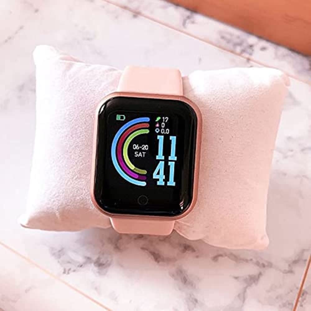 Smart Watch Fitness Band Smart Watch- Y68 D20 Water Proof Smart Watches SpO2 Full Touch Smartwatch with Workout Modes, Heart Rate Tracking, Sports Smart Watch for All Boys & Girls & Women