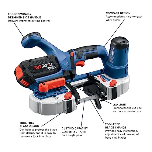 BOSCH GCB18V-2N 18V Compact Band Saw (Bare Tool) 2 BOSCH GCB18V-2N 18V Compact Band Saw (Bare Tool) - Image 2