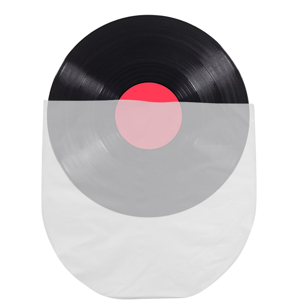 Sacchetti di Plastica per CD 12cm Trasparenti, Custodia Protettiva Resistente Senza Patta, Confezione da 50 Pezzi per Archiviazione Multimediale e Conservazione Dati