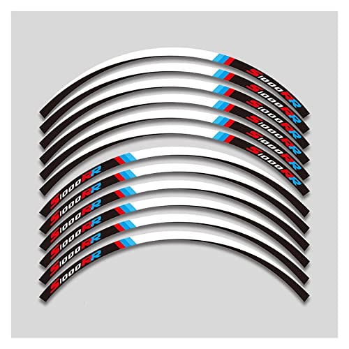 Autocollant pour jantes S1000RR déco réfléchissante pour motard urbain