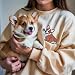 Custom Embroidered Corgi Sweatshirt with Dog Name on Sleeve, Crewneck Sweatshirt, Pets Gift, Corgi Sweater for Women, Dog Mom Sweater T-Shirt Hoodie