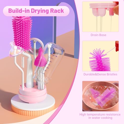 Save 44% on Koumolar Bottle Brush Set with UV Light & Drying Rack