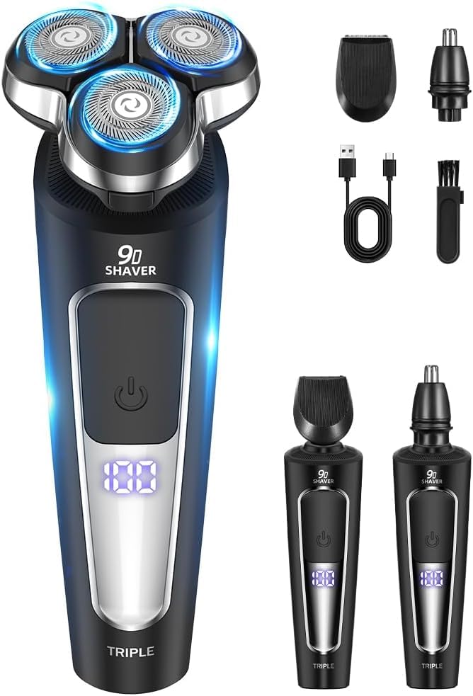 Amazon.co.jp : ひげそり 電動シェーバー【2026新登場・一台三役】 髭