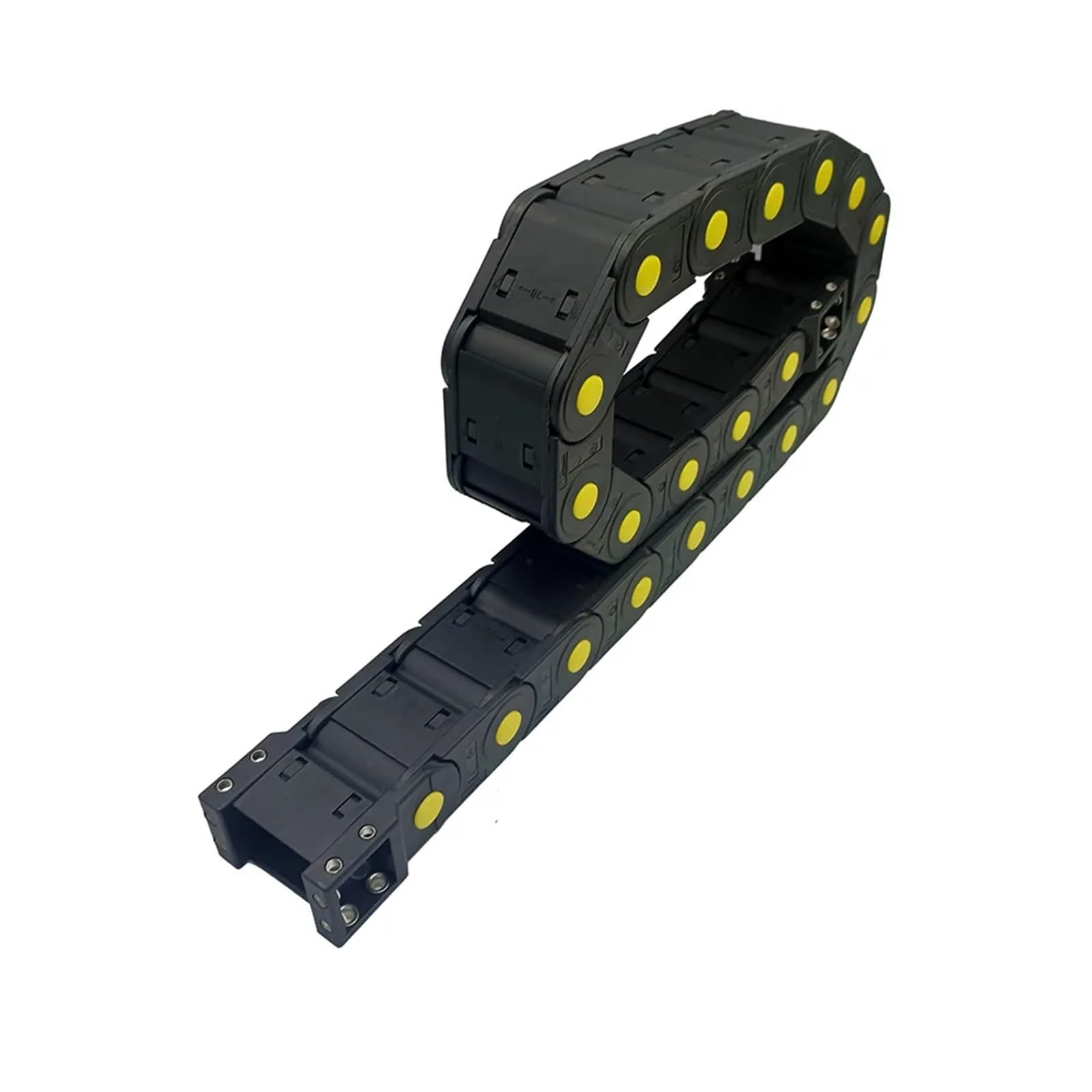 Drag Chain Cable 1 Meter 20 Series Wire Carrier Cable Channel Drag X Holder Chain Closed Type Open Both Sides Transmission Parts(R75,20x57 mm)