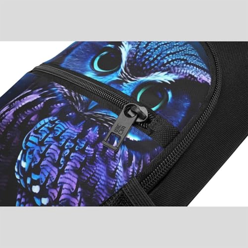 Mochila cruzada tipo sling negra para hombre y mujer miniatura 2