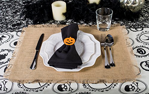 Dii Jute Burlap Collection Kitchen Tabletop, Placemat Set, 13X19, Solid Natural, 6 Count #TOP3