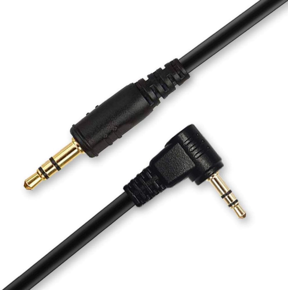 Camera Shutter Connecting Cable Cord 3.5mm-E3 Compatible for Canon Rebel PowerShot Pentax Samsung Sigma Cameras Compatible with Pixel Shutter Remote Control TW-283 Series