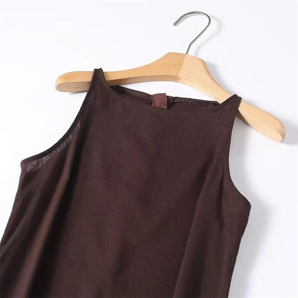 Women Sleeveless Party Casual Dresses Daily Slim Fit Dress