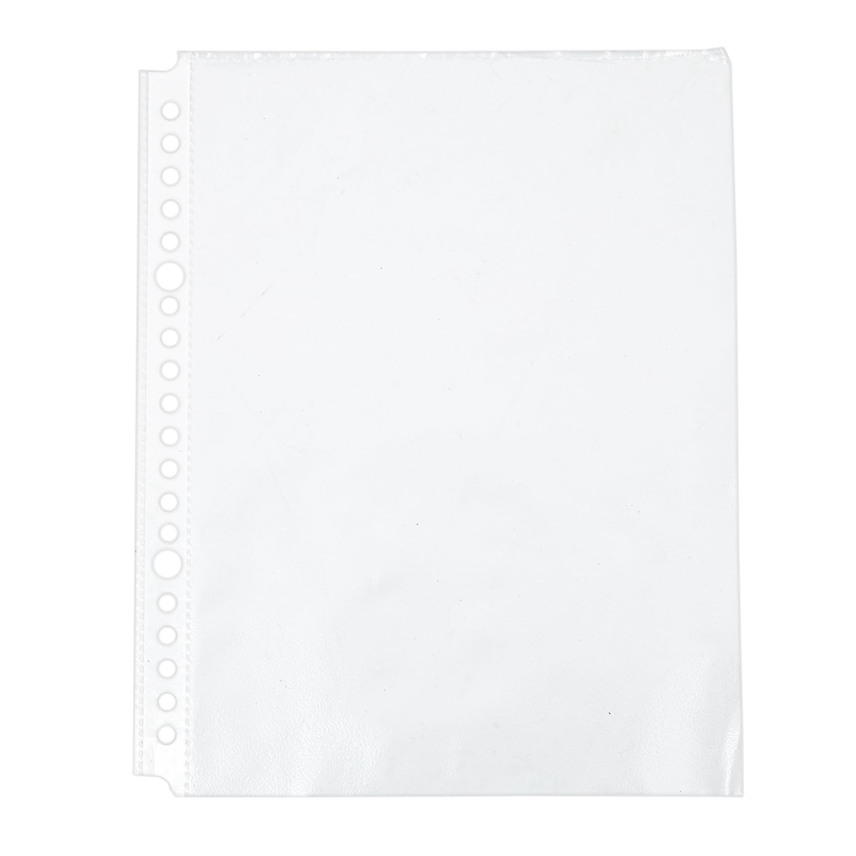 Paquet de 600 Pochettes Perforées Transparentes A5 - Dossiers en Plastique Poly