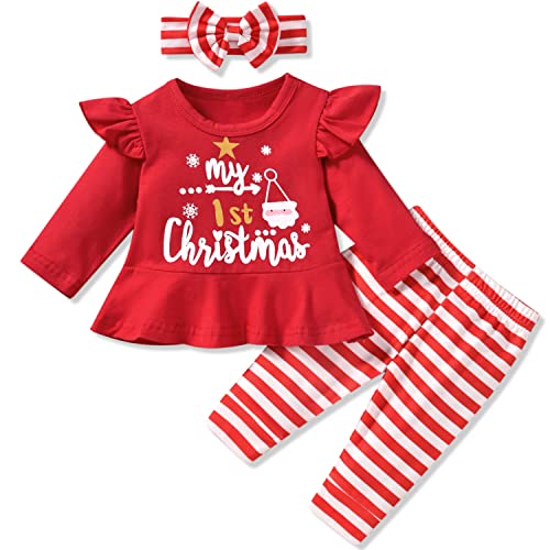Aalizzwell Infant Baby Girls Christmas Outfit