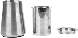 Recipiente de café em pó de aço inoxidável de malha fina filtro de peneira, filtro de peneira, recipiente para café em pó, acessórios de café penetrante, cappuccino latte