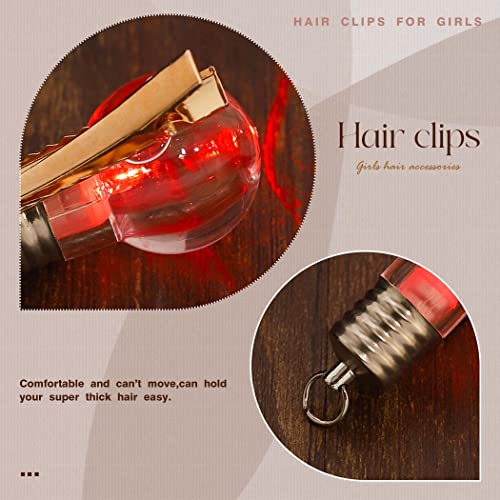 Casdre Light Bulb Hair Clips Colorful Led Light Hair Barrettes Non Slip Duck Bill Clip Halloween Party Favor Cosplay Hair Styling Accessories For Women And Girls(Pack Of 2) #TOP7