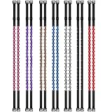 Women's Replacement Bra Strap Rhinestone Invisible Elastic Adjustable Removable Shoulder Straps Tops Dress Decoration Multi Color 5Pairs /Pack