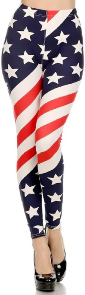 Women's American Flag Art Fashion Leggings