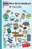 Reisetagebuch für Kinder Thailand: Thailand Urlaubstagebuch zum Ausfüllen,Eintragen,Malen,Einkleben für Ferien & Urlaub A5, Aktivitätsbuch & Tagebuch ... Asien Kinder Buch für Reise & unterwegs