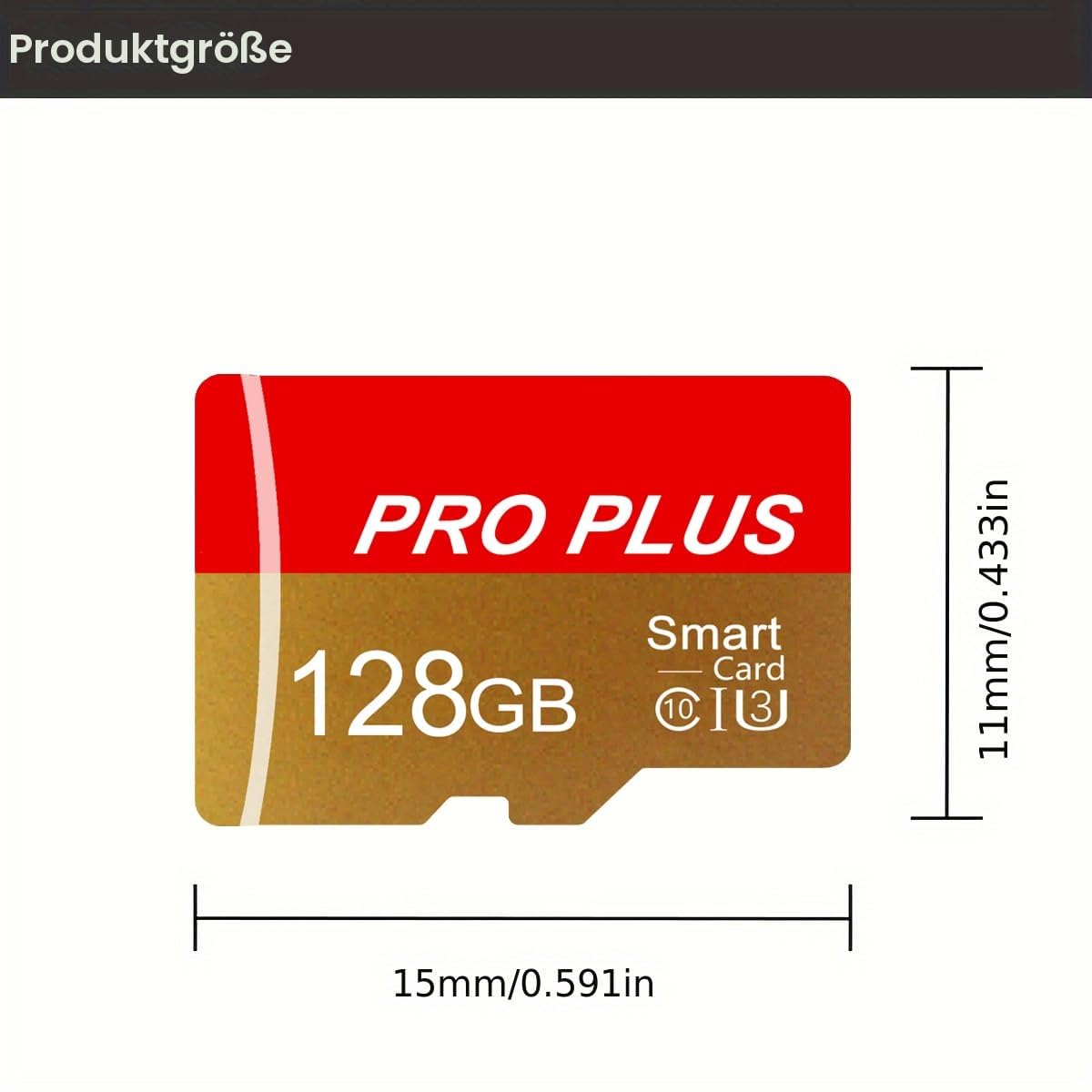 Speicherkarte 128GB UHS-I C10 A1 TF Card with Adapter