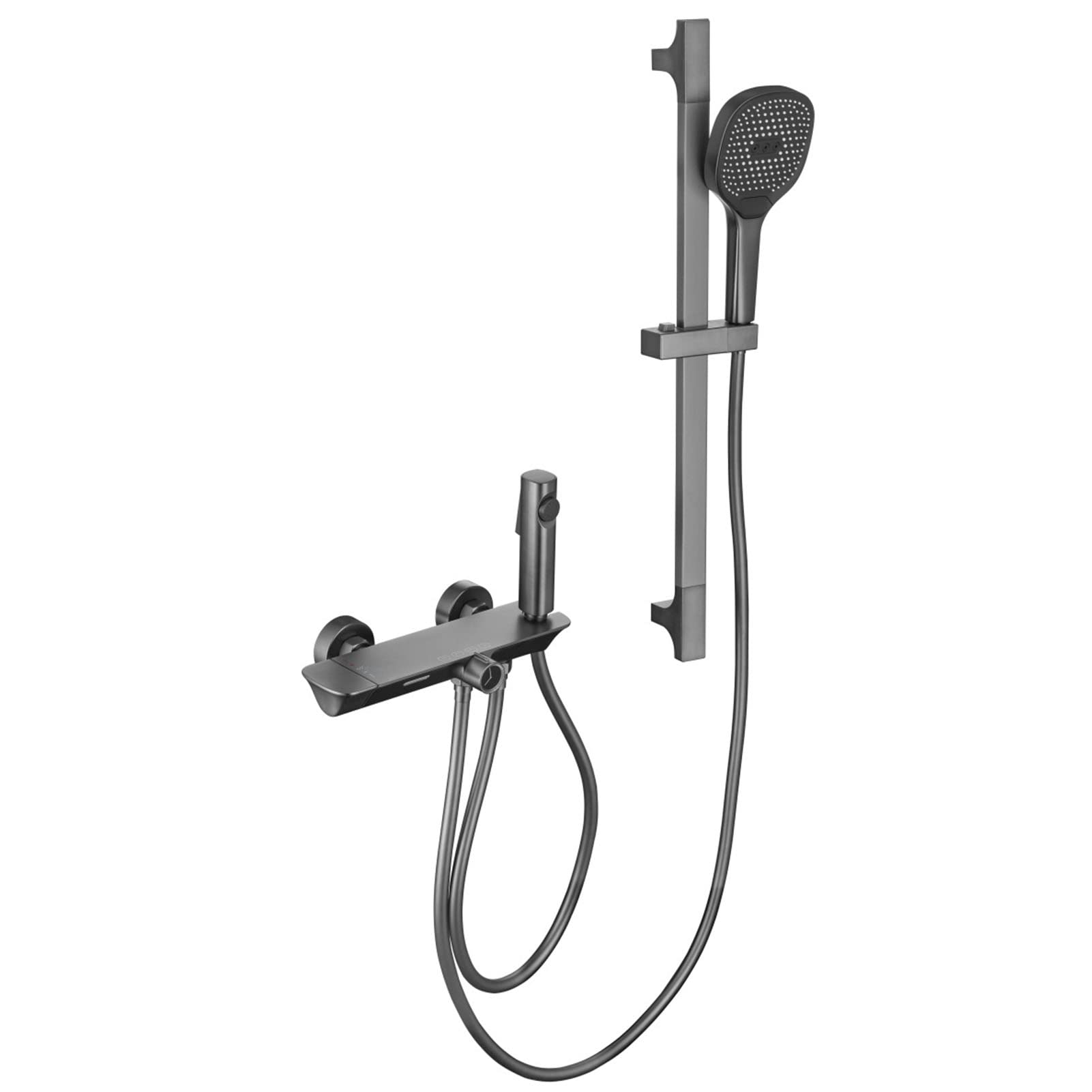 Robinet de douche thermostatique en laiton avec colonne de douche complète