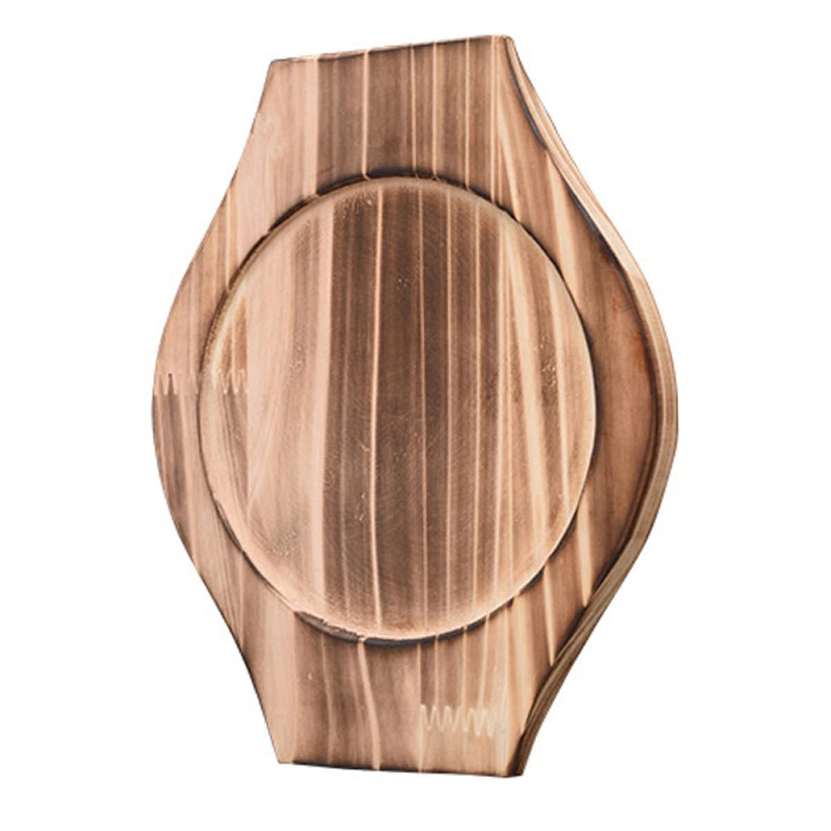 BESTonZON 5 Pieces Wood Trivet for Bowl Wood Base Korean Bowl Trivet Wood underliner for cast Iron Hot Pots and