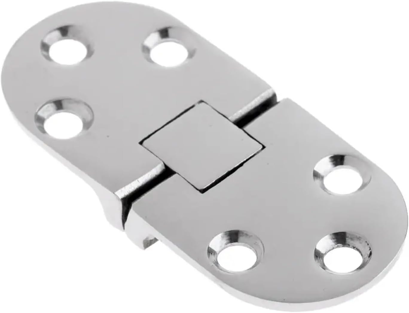 1pc 316 Stainless Steel Flush Strap Hinge Door Hinge for Fishing Boat Yacht RV Dinghy Home