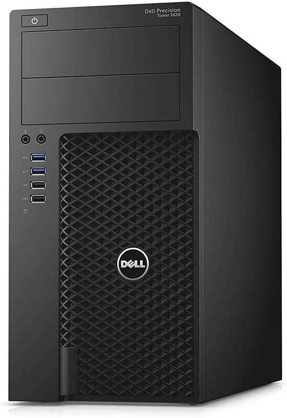 Dell Precision 3620 Tower i7-7700K Quad Core 4.2Ghz 8GB 250GB NVMe K2200 Win 10 Pro (Renewed)