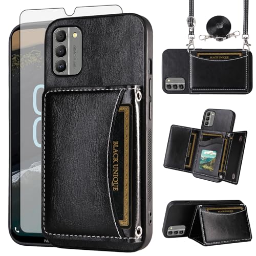 Housse Nokia G400 5G Asuwish pour protéger l'écran et ranger les cartes