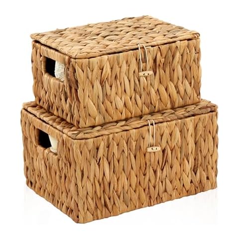 Edergoo Wicker Basket Set Cover