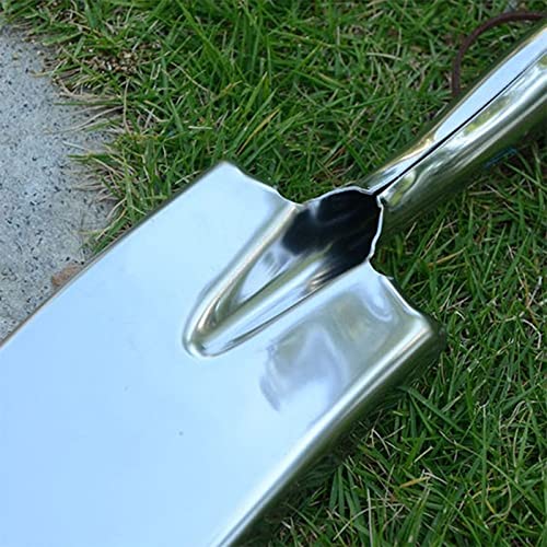 HJHIKJK Tuinscheppen Stainless Steel Gardening Hand Tools, Pointed And Square Shovels For Gardening - Afbeelding 6