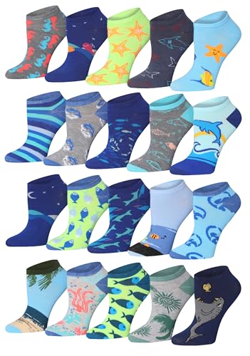Image of Tipi Toe Women's 20 Pack Colorful Low Cut Socks - Lightweight, Breathable Design for All-Day Comfort Sizes 9-11 /10-13