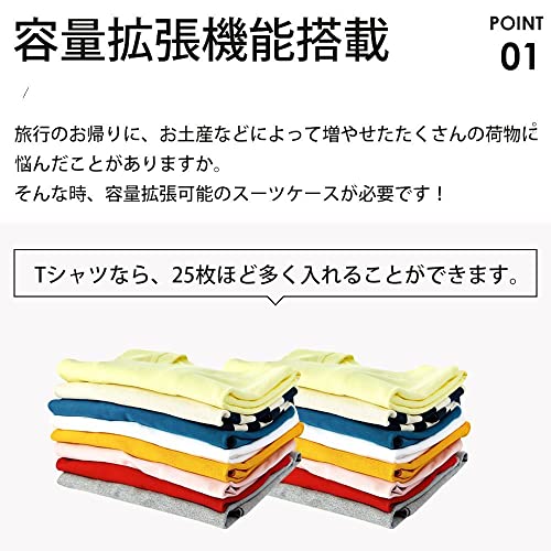 BTM スーツケース 機内持ち込み キャリーバッグ 超軽量 容量