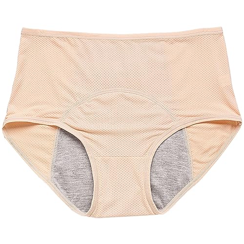 Genérico Bragas Menstruales Flujo Abundante de Mujer, Ragas Menstruales Absorbentes, Bragas de Reglas, para Regla Periodo Mentruación Hipsters, Lavables, Algodón