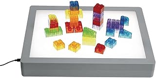 Excellerations LED Light Box, STEM Toy, Color & Light Discovery, Educational Toy, Bright Panel (Item # LEDBRITE)