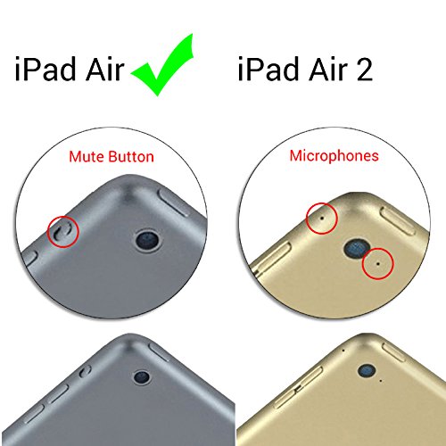 Hde Case For Ipad Air - Kids Shockproof Bumper Hard Cover Handle Stand With Built In Screen Protector For Apple Ipad Air 1-2013 Release 1St Generation (Green) #TOP2