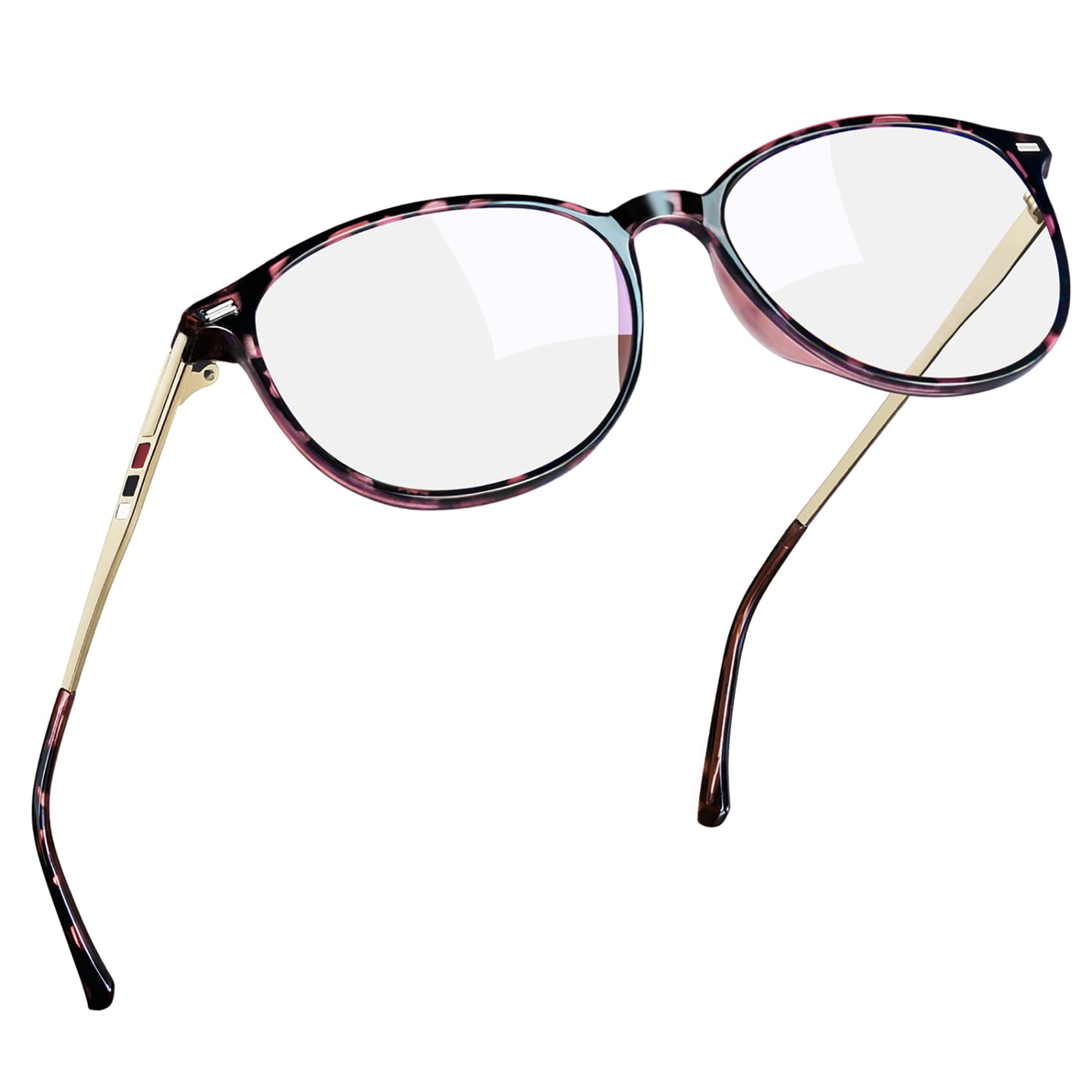 Joopin Gafas Luz Azul Mujer y Hombre para Ordenador Montura de Lentes Antireflejantes con Filtro de Luz Azul sin Graduación Bloqueo de Luz Azul