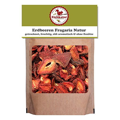 Eichkater getrocknete Erdbeeren Fragaria Natur ohne Zusätze 1er-Pack (1x185 g) Cover