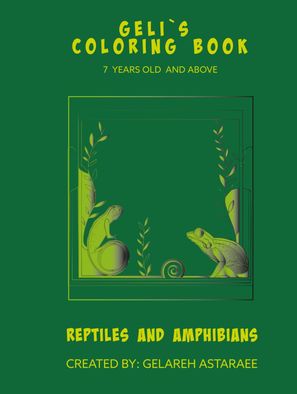 GELI'S COLORING BOOK - REPTILES AND AMPHIBIANS