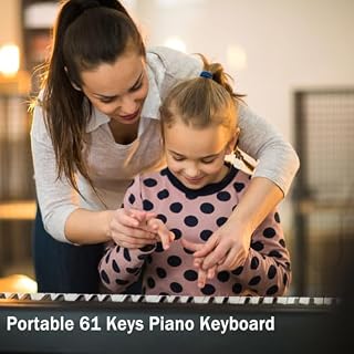61 keys keyboard piano, Electronic Digital Piano with Built-In Speaker Microphone, Portable Keyboard Gift Teaching for Beginners, electric piano for kids - Les Beatles, Paul McCartney, John Lennon, RIngo Starr, George Harrison 61 keys keyboard piano, Electronic Digital Piano with Built-In Speaker Microphone, Portable Keyboard Gift Teaching for Beginners, electric piano for kids – Image 7