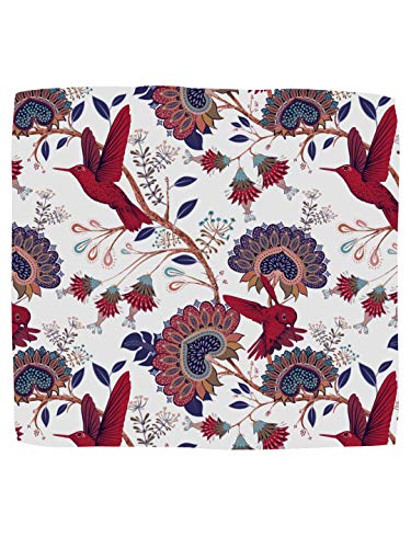 Image of BLACKSMITH Paisley and Floral Printed Italian Pocket Square for Men and Boys, for traditional Indian Wear like Bandhgala and Modi Jacket