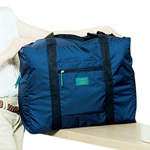 BXT Waterproof Lightweight Multifunctional Travel Trolley Pouch Large Capacity Folding Duffel Clothes Organizer Storage Packing Bag for Luggage, Sports Gear or Gym