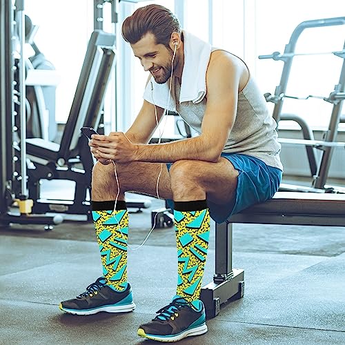 Image of Compression Socks for Women & Men, Knee High Socks for Circulation Medical Running Athletic Nurse Travel