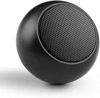 HB PLUS M3 रंगीन वायरलेस ब्लूटूथ स्पीकर मिनी इलेक्ट्रोप्लेटिंग गोल स्टील स्पीकर (रैंडम रंग) (काला)