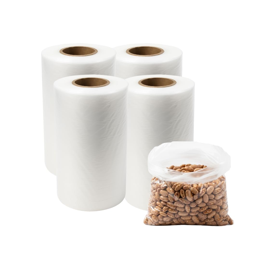 ASSUREPAK LDPE Poly Bag on Roll - 2000 Bags - 8"x15" – 1.0 mil Thickness – Ideal for Food, Produce, Grocery, Small Business, Packaging Use – Durable